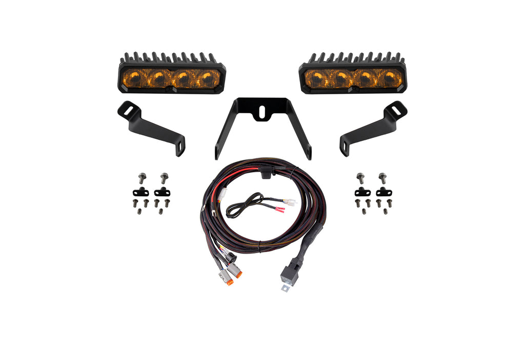 2015-2017 Subaru WRX Auxiliary Light LED Kit Yellow Driving