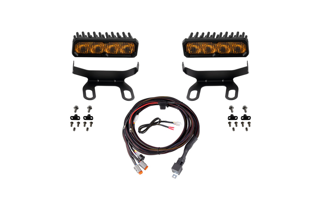 2013-2018 Ram 1500 Auxiliary Light LED Kit Yellow Fog