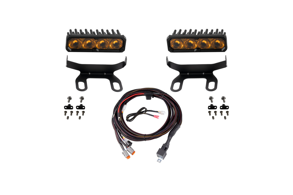 2013-2018 Ram 1500 Auxiliary Light LED Kit Yellow Driving
