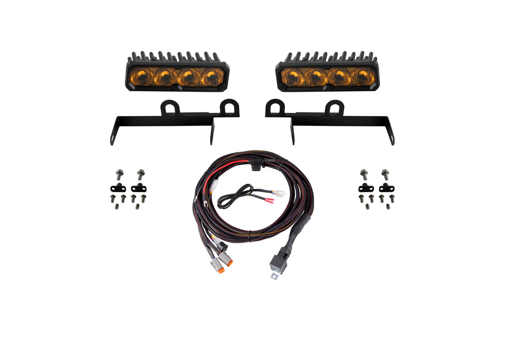 2013-2018 Ram 1500 Auxiliary Light LED Kit Yellow Driving