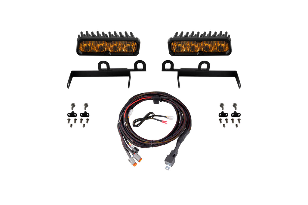 2013-2018 Ram 1500 Auxiliary Light LED Kit Yellow Fog