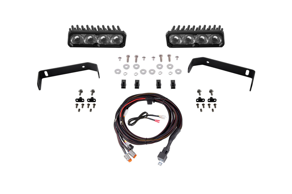 2019-2021 Ford Ranger Auxiliary Light LED Kit White Driving