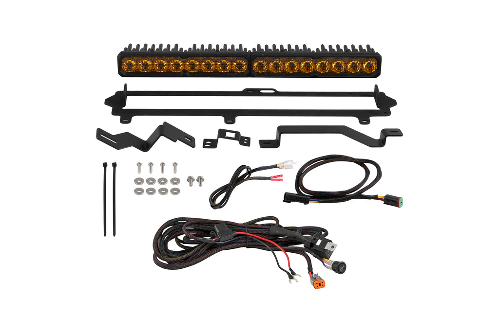 2022-2026 Toyota Tundra Auxiliary Light LED Kit Yellow Combo