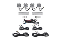 Rock Light Red White M8 4 Pack