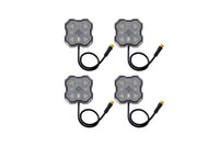 Rock Light Amber White M8 4 Pack