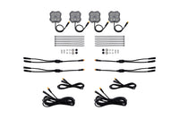 Rock Light Red White M8 Add On 4 Pack