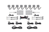Rock Light Amber White M8 8 Pack