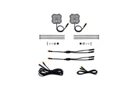 Rock Light Amber White M8 Add On 2 Pack