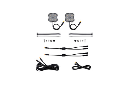 Rock Light Amber White M8 Add On 2 Pack