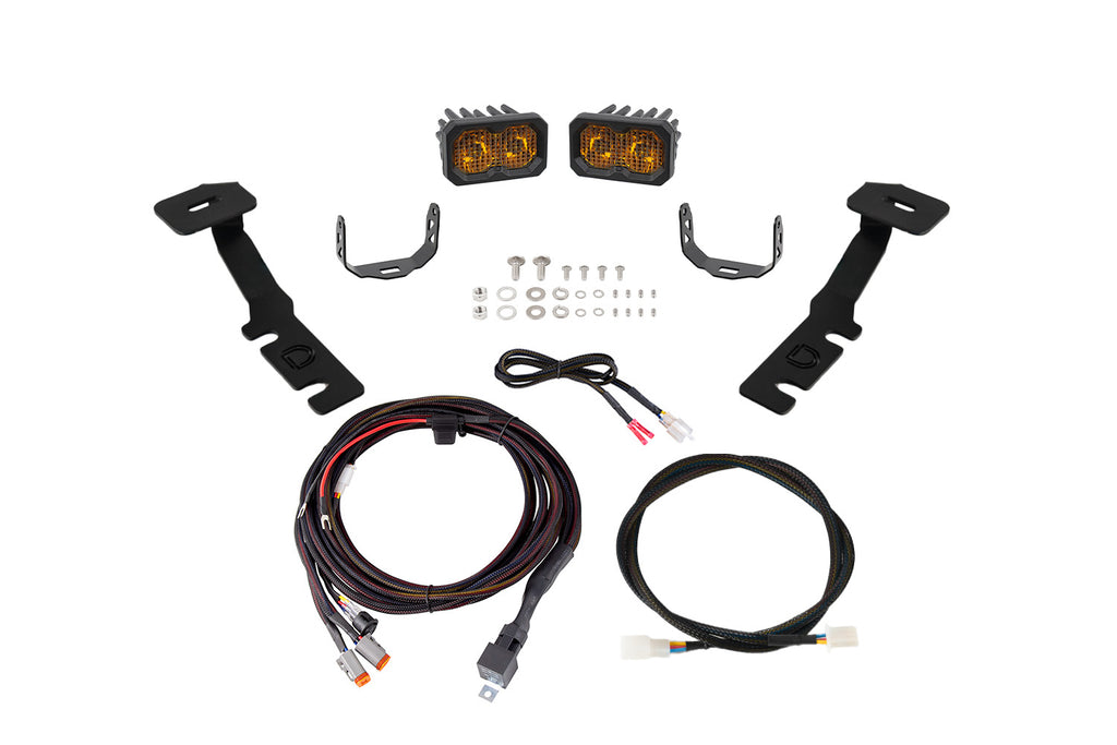 2019-2025 Toyota RAV4 Off-Road Light LED Ditch Light Kit for Toyota RAV4 Sport Yellow Combo