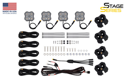 Roof Rack Scene Light Dual Color Amber White Kit