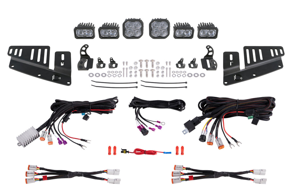2021-2025 Ford Bronco 2021 Fog Pocket Kit DC