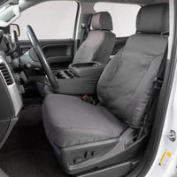 Covercraft 19-24 Dodge Ram Polycotton SeatSaver Custom Front Row Seat Covers - Grey