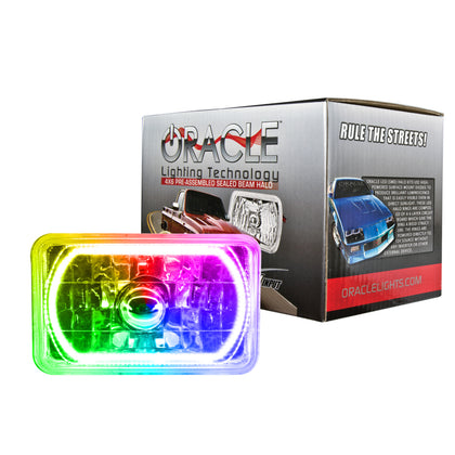 Oracle Pre-Installed Lights 4x6 IN. Sealed Beam - ColorSHIFT Halo NO RETURNS