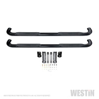 Westin 2019 Chevrolet Silverado/Sierra 1500 Crew Cab Platinum 4 Oval Nerf Step Bars - Black