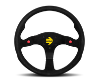 Momo MOD80 Steering Wheel 350 mm -  Black Suede/Black Spokes