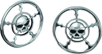 Kuryakyn Zombie Speaker Grills Chrome