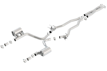 Borla 2015 Dodge Challenger SRT/392 Hemi 6.4L V8 ATAK Catback Exhaust w/ Valves Factory Bezel