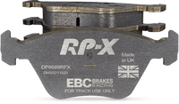 EBC Racing 13-14 Audi RS7 4.0L Twin Turbo (Cast Iron Rotors w/Round Weights) RP-X Front Brake Pads