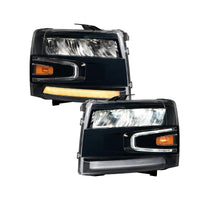 2007-2013 Chevrolet Silverado 1500 LED Reflector Headlights (pair)