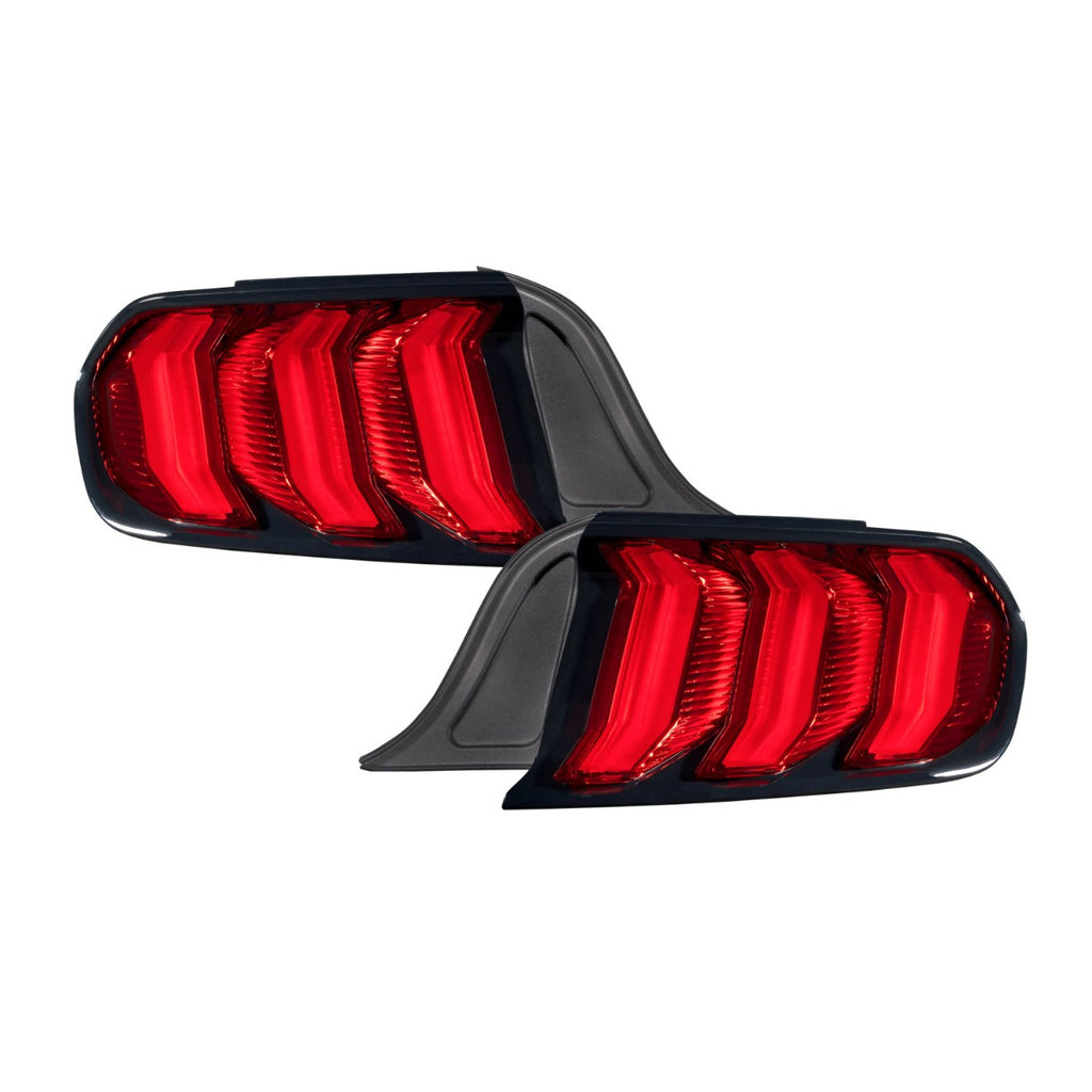 2015-2023 Ford Mustang LED Tail Lights Red (pair)