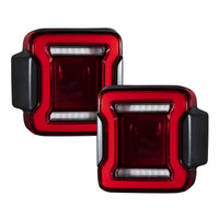 2018-2023 Jeep Wrangler LED Tail Lights Smoke (pair)