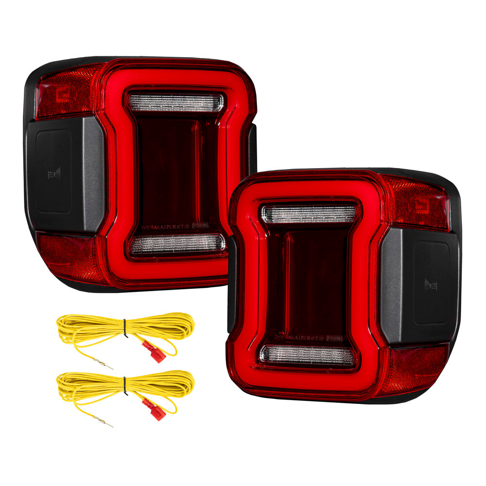 2020-2026 Jeep Gladiator LED Tail Lights Red (pair)