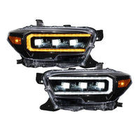 2016-2023 Toyota Tacoma Sequential LED Projector Headlights with Selectable DRL (Pair)