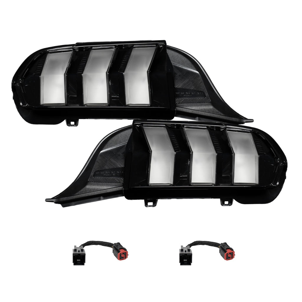 2024-2025 Ford Mustang Sequential LED Tail Lights Clear (pair)