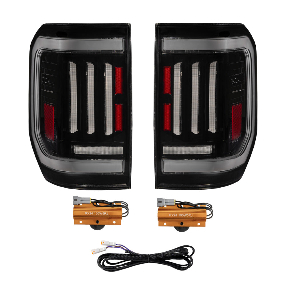 2022-2024 Ford Maverick LED Tail Lights Smoked (pair)