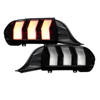 2024-2025 Ford Mustang Sequential LED Tail Lights Smoked (pair)