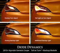 2013-2016 Hyundai Genesis Coupe Tail as Turn® Kit w/ Backup Stage 2