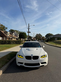 BMW E92 E93 E90 M3 & E92 Coupe (Pre-LCI) Laser Style LED Headlights (White/Yellow)