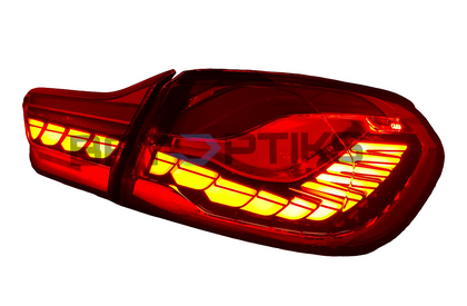 F82 F83 M4 & F32 F33 F36 4 Series Coupe Sequential OLED GTS Style Tail lights (Fits Pre-LCI and LCI)
