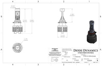P13W Yellow SL2 LED Bulb (one)