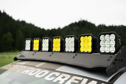 SS5 Sport Universal Crosslink 7 Pod Lightbar Yellow Driving