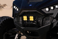 2020-2022 Polaris RZR PRO XP Off-Road Light LED Bumper 1.5 Inch Roll Bar Kit Pro Yellow Combo (pair)