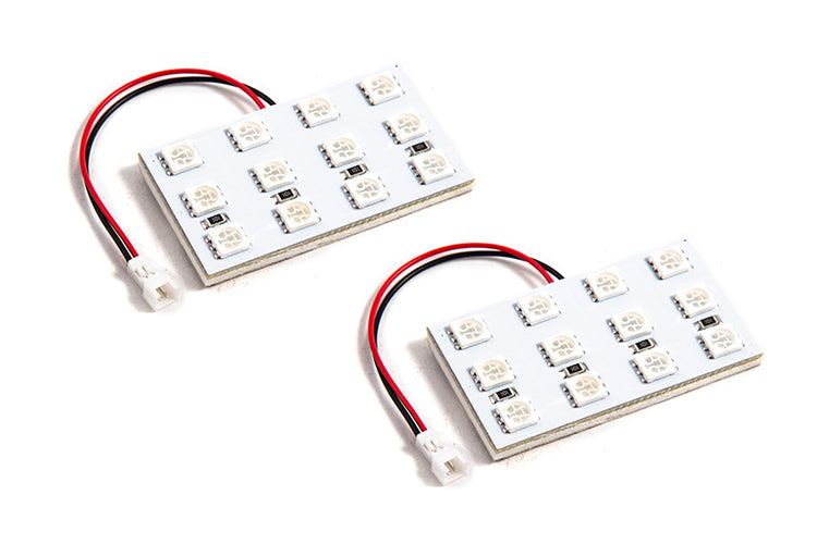 2004-2007 Buick Rainier Map Light Bulb LED Board SMD12 Amber (pair)