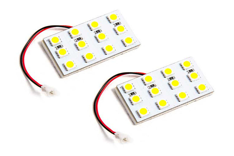 2011-2014 Hyundai Sonata Map Light Bulb LED Board SMD12 Warm White (pair)