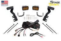 2025-2026 Toyota 4Runner Off-Road Light LED Ditch Light Kit for Toyota Tacoma/4Runner Sport Yellow Combo