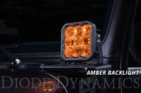 SS5 LED Pod Sport Yellow Driving (pair)