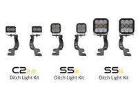2019-2024 Ram 1500 Off-Road Light Stage Series Ditch Light Kit SS3 Pro Yellow Combo
