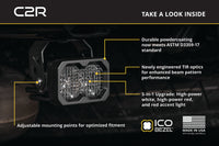 C2R White Flood LED Pod (pair)