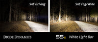 SS6 White SAE Fog Wide Light Bar (pair)