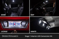 Interior LED Kit For 2007-2013 Chevrolet Silverado Cool White Stage 2