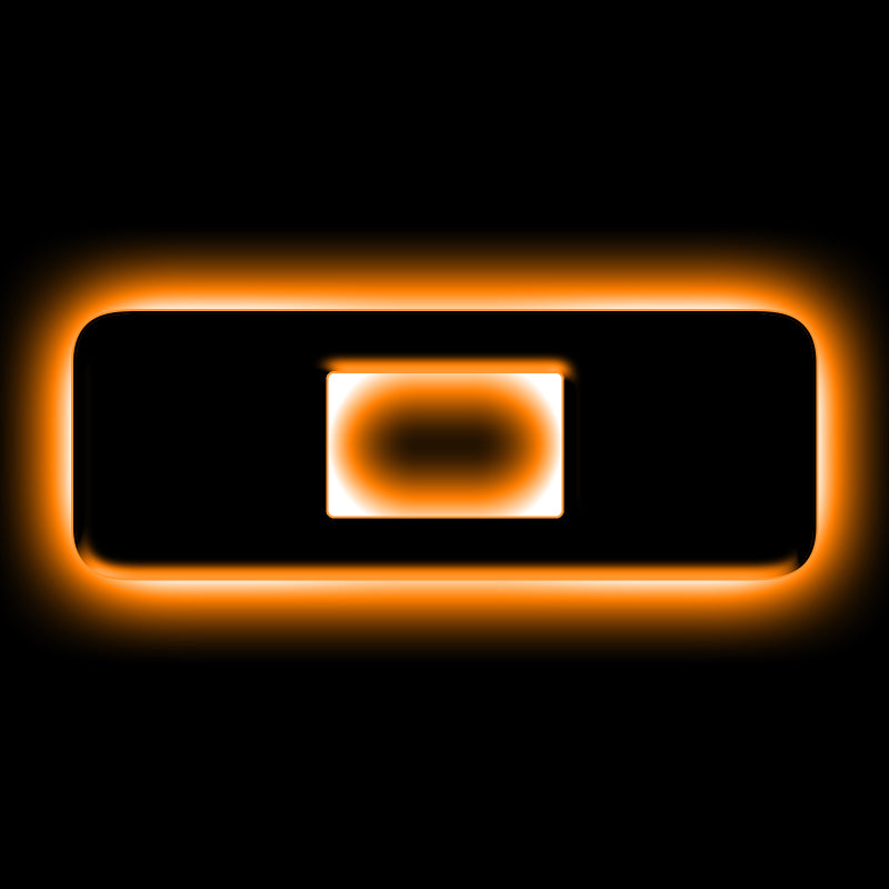 ORACLE Lighting Universal Illuminated LED Letter Badges - Matte Black Surface Finish - O NO RETURNS