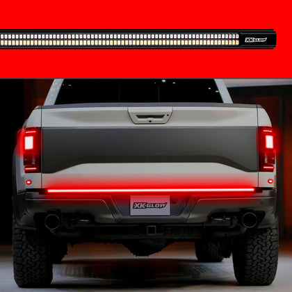 XK Glow Truck Tailgate Light w/ Chasing Turn Signal & Built-in Error Canceller - 3rd gen 60in