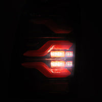 AlphaRex 05-15 Toyota Tacoma LUXX LED Taillights Blk/Red w/Activ Light/Seq Signal