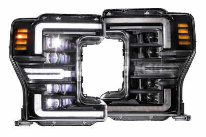 Ford Super Duty (2017-2019): XB LED Headlights (Gen 2) (White DRL)