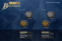 Morimoto BigBanger A-Pillar Kit: Wrangler JK (HXB Yellow Combo Beam)